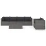 7-piece garden sofa set with gray synthetic rattan cushions by vidaXL, Garden sets - Ref: Foro24-3059493, Price: 737,97 €, Di...