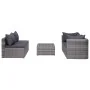7-piece garden sofa set with gray synthetic rattan cushions by vidaXL, Garden sets - Ref: Foro24-3059493, Price: 737,97 €, Di...