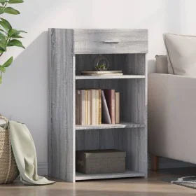 Aparador de madera de ingeniería gris Sonoma 50x42,5x93 cm by , Sideboards - Ref: Foro24-846332, Price: 80,54 €, Discount: %