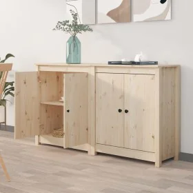 Sideboard 2 Stück aus massivem Kiefernholz 70x35x80 cm von vidaXL, Sideboards - Ref: Foro24-3114064, Preis: 209,94 €, Rabatt: %