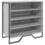 Engineered wood gray Sonoma shoerack 80x38x78 cm by , Shoe racks and shoe organizers - Ref: Foro24-848652, Price: 66,03 €, Di...