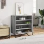 Engineered wood gray Sonoma shoerack 80x38x78 cm by , Shoe racks and shoe organizers - Ref: Foro24-848652, Price: 66,03 €, Di...