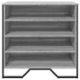 Engineered wood gray Sonoma shoerack 80x38x78 cm by , Shoe racks and shoe organizers - Ref: Foro24-848652, Price: 66,03 €, Di...