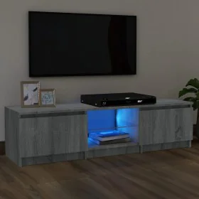 TV-Schrank mit LED-Leuchten Sonomagrau 140x40x35,5 cm von vidaXL, TV-Möbel - Ref: Foro24-822682, Preis: 97,22 €, Rabatt: %