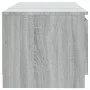 TV cabinet with LED lights Sonoma gray 140x40x35.5 cm by vidaXL, TV Furniture - Ref: Foro24-822682, Price: 97,09 €, Discount: %