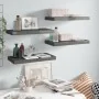 Schwebende Wandregale, 4 Stück, glänzendes schwarzes MDF, 50 x 23 x 3,8 cm von vidaXL, Regale und Regale - Ref: Foro24-323789...