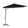 Sombrilla de jardín con palo de acero negro 300x230cm de vidaXL, Sombrillas - Ref: Foro24-312520, Precio: 98,78 €, Descuento: %
