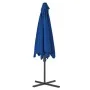 Sombrilla de jardín con palo de acero azul 300x230cm de vidaXL, Sombrillas - Ref: Foro24-312521, Precio: 76,40 €, Descuento: %