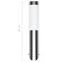 Wasserdichte Wandleuchte aus Edelstahl 60 W von vidaXL, Außenbeleuchtung - Ref: Foro24-40372, Preis: 15,81 €, Rabatt: %