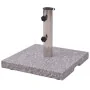 Pie de parasol de granito, cuadrado 20 Kg de vidaXL, Bases para sombrillas - Ref: Foro24-40818, Precio: 62,51 €, Descuento: %