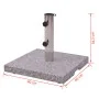 Granite parasol foot, square 20 Kg by vidaXL, Umbrella bases - Ref: Foro24-40818, Price: 63,74 €, Discount: %