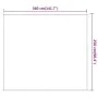 Weiße Vertikalmarkise 250x360 cm Oxford-Stoff von vidaXL, Sonnenschirme - Ref: Foro24-148186, Preis: 37,73 €, Rabatt: %