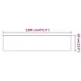 Weiße Vertikalmarkise 60x1200 cm Oxford-Stoff von vidaXL, Sonnenschirme - Ref: Foro24-148156, Preis: 76,82 €, Rabatt: %