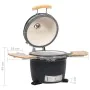 Kamado Barbecue Grill Keramikbrenner 44 cm von vidaXL, Grillen - Ref: Foro24-41140, Preis: 339,19 €, Rabatt: %