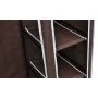 Braune Stoffschränke, 2 Einheiten von vidaXL, Kleiderschränke - Ref: Foro24-60722, Preis: 80,25 €, Rabatt: %