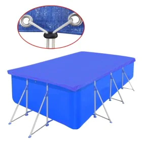 Rectangular pool cover PE 90 g/m2 394x207 cm by vidaXL, Pool covers - Ref: Foro24-90590, Price: 14,45 €, Discount: %