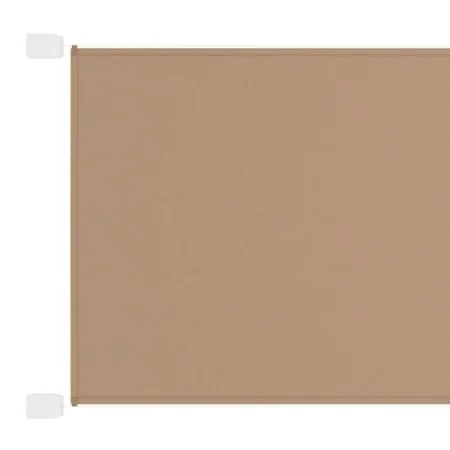 Vertical awning taupe gray oxford fabric 180x1200 cm by vidaXL, Umbrellas - Ref: Foro24-148422, Price: 84,36 €, Discount: %