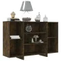 Aparador de madera de ingeniería roble ahumado 120x30x75 cm de vidaXL, Aparadores - Ref: Foro24-813065, Precio: 66,08 €, Desc...