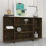 Aparador de madera de ingeniería roble ahumado 120x30x75 cm de vidaXL, Aparadores - Ref: Foro24-813065, Precio: 66,08 €, Desc...