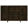 Aparador de madera de ingeniería roble ahumado 120x30x75 cm de vidaXL, Aparadores - Ref: Foro24-813065, Precio: 66,08 €, Desc...