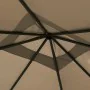 Taupe gray gazebo 3x3x2.6 m 160 g/m² by vidaXL, Tents and gazebos - Ref: Foro24-313609, Price: 160,53 €, Discount: %