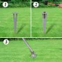 Metallzaun mit Pfosten aus verzinktem Stahl 15x0,8 m von vidaXL, Zaunpaneele - Ref: Foro24-141502, Preis: 160,71 €, Rabatt: %