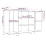 Aparador de madera de ingeniería roble ahumado 120x30x75 cm de vidaXL, Aparadores - Ref: Foro24-813065, Precio: 66,08 €, Desc...