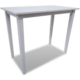 Weißer Hochtisch aus Holz von vidaXL, Küchen- und Esstische - Ref: Foro24-241701, Preis: 114,82 €, Rabatt: %