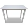 White wooden high table by vidaXL, Kitchen and dining tables - Ref: Foro24-241701, Price: 114,82 €, Discount: %