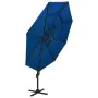 4-stufiger Sonnenschirm mit blauem Aluminiummast 3x3 m von vidaXL, Sonnenschirme - Ref: Foro24-313835, Preis: 159,21 €, Rabat...