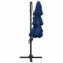 Sombrilla de 4 niveles con poste de aluminio azul 3x3 m de vidaXL, Sombrillas - Ref: Foro24-313835, Precio: 159,21 €, Descuen...