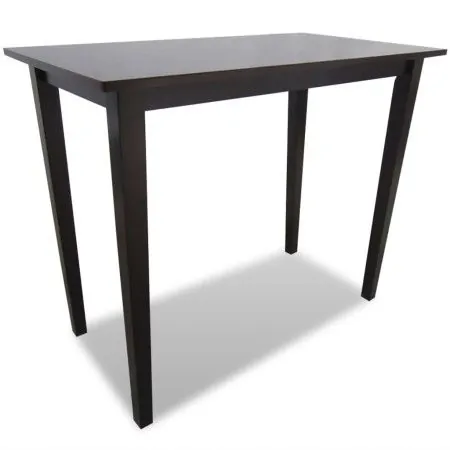 Brown wooden high table by vidaXL, Kitchen and dining tables - Ref: Foro24-241703, Price: 111,34 €, Discount: %