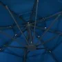 Sombrilla de 4 niveles con poste de aluminio azul 3x3 m de vidaXL, Sombrillas - Ref: Foro24-313835, Precio: 159,21 €, Descuen...
