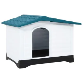 Blaue Hundehütte aus Polypropylen, 90,5 x 68 x 66 cm von vidaXL, Hundehütten - Ref: Foro24-152229, Preis: 123,86 €, Rabatt: %