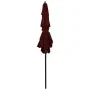 3-tier parasol with burgundy aluminum pole 2x2 m by vidaXL, Umbrellas - Ref: Foro24-313848, Price: 67,55 €, Discount: %