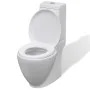 Keramik-Toiletten- und Bidet-Set in Weiß von vidaXL, Badewannen und Bidets - Ref: Foro24-270566, Preis: 371,14 €, Rabatt: %