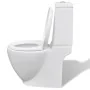 Keramik-Toiletten- und Bidet-Set in Weiß von vidaXL, Badewannen und Bidets - Ref: Foro24-270566, Preis: 371,14 €, Rabatt: %