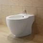 Keramik-Toiletten- und Bidet-Set in Weiß von vidaXL, Badewannen und Bidets - Ref: Foro24-270566, Preis: 371,14 €, Rabatt: %