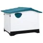Blaue Hundehütte aus Polypropylen, 90,5 x 68 x 66 cm von vidaXL, Hundehütten - Ref: Foro24-152229, Preis: 123,52 €, Rabatt: %