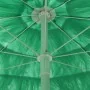 Sombrilla de playa Hawaii verde 300 cm de vidaXL, Sombrillas - Ref: Foro24-314699, Precio: 38,45 €, Descuento: %