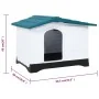 Blaue Hundehütte aus Polypropylen, 90,5 x 68 x 66 cm von vidaXL, Hundehütten - Ref: Foro24-152229, Preis: 123,52 €, Rabatt: %