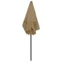 Taupe beach umbrella 180x120 cm by vidaXL, Umbrellas - Ref: Foro24-314722, Price: 42,45 €, Discount: %