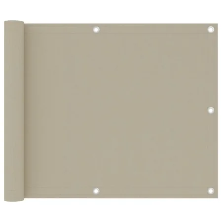 Toldo para balcón tela oxford beige 75x300 cm de vidaXL, Sombrillas - Ref: Foro24-134936, Precio: 19,25 €, Descuento: %