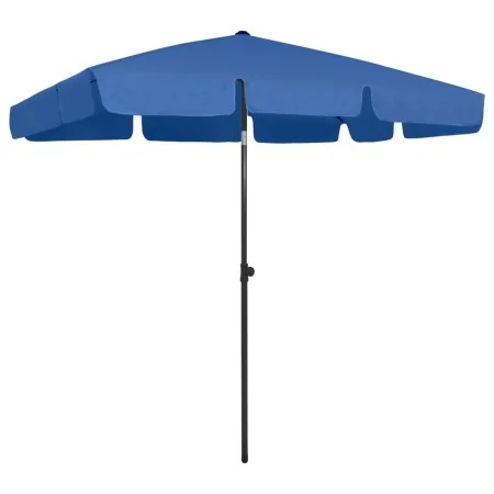 Blue beach umbrella 200x125 cm by vidaXL, Umbrellas - Ref: Foro24-314734, Price: 41,61 €, Discount: %