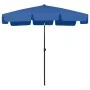 Blue beach umbrella 200x125 cm by vidaXL, Umbrellas - Ref: Foro24-314734, Price: 41,61 €, Discount: %
