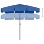 Blue beach umbrella 200x125 cm by vidaXL, Umbrellas - Ref: Foro24-314734, Price: 41,61 €, Discount: %