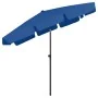Blue beach umbrella 200x125 cm by vidaXL, Umbrellas - Ref: Foro24-314734, Price: 41,61 €, Discount: %