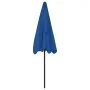 Blue beach umbrella 200x125 cm by vidaXL, Umbrellas - Ref: Foro24-314734, Price: 41,61 €, Discount: %
