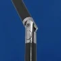 Blue beach umbrella 200x125 cm by vidaXL, Umbrellas - Ref: Foro24-314734, Price: 41,61 €, Discount: %