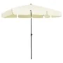 Sand yellow beach umbrella 200x125 cm by vidaXL, Umbrellas - Ref: Foro24-314727, Price: 44,08 €, Discount: %